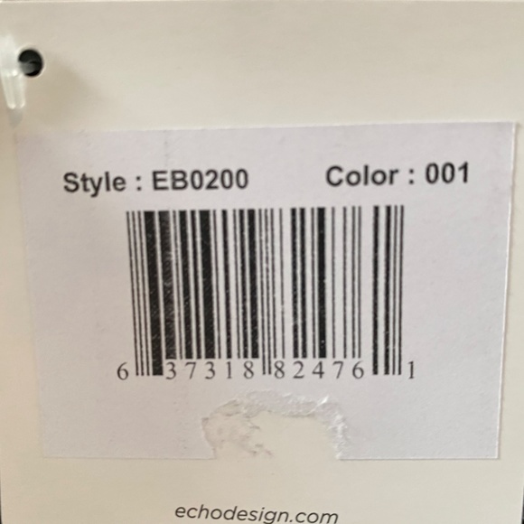 Echo Patchwork Pareo Wrap Scarf in bag NWT - Picture 7 of 10